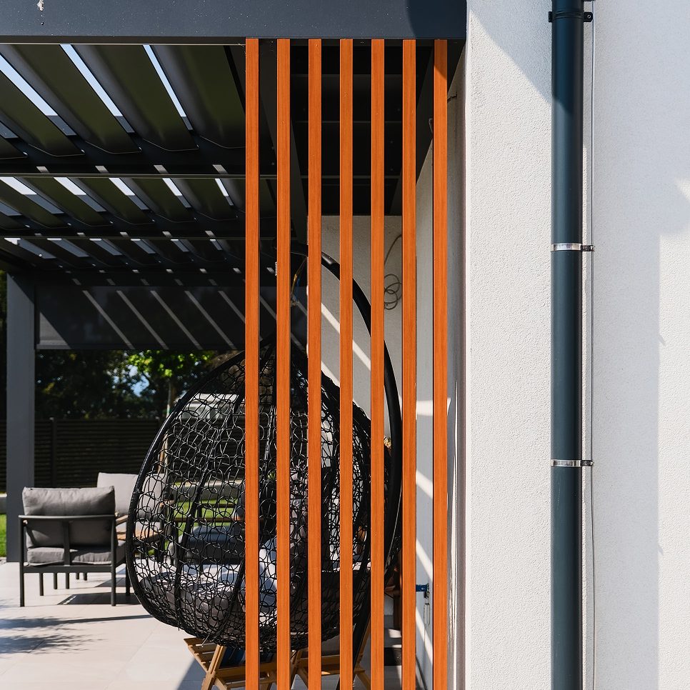 Hard-Top pergola ALU-paneli.